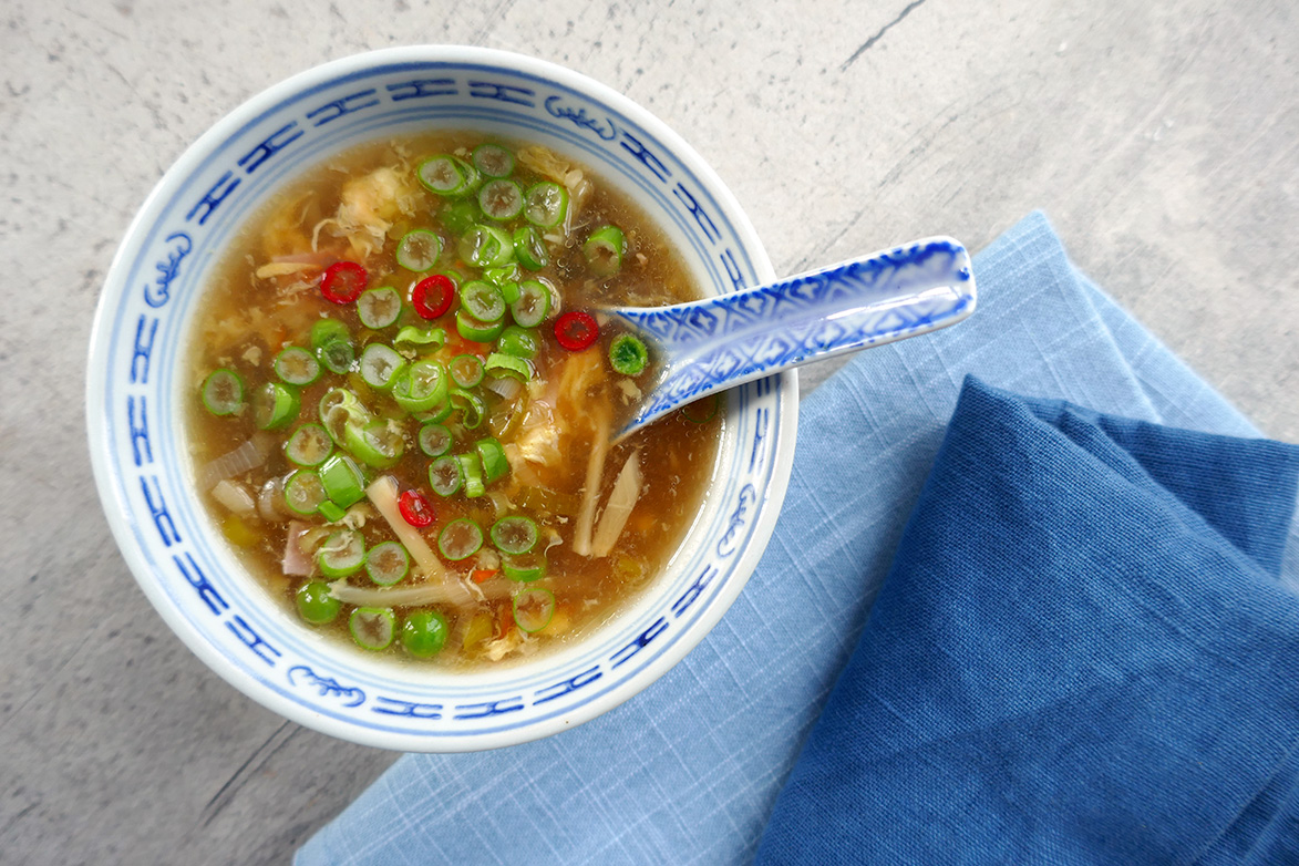 Pekingsuppe, eller hot and sour soup om du vil - Cecilies mat
